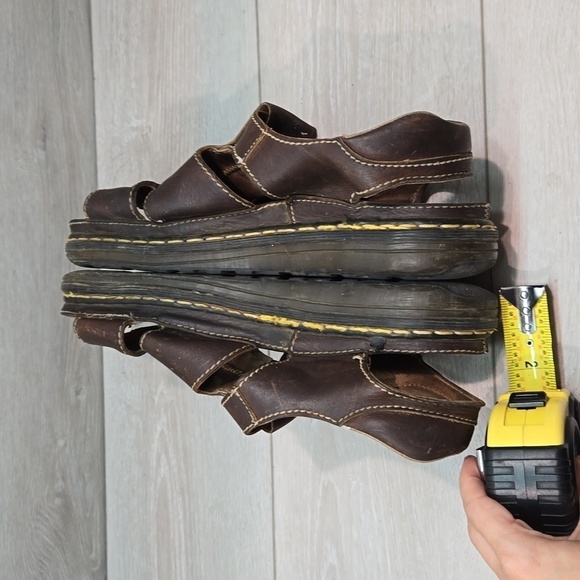 Vintage Doc Dr.Martens Mens Leather Fisher Chunky Tractor Sandals shoes sz US13 - Picture 10 of 14